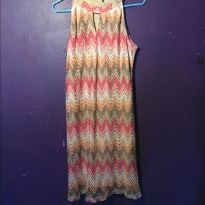 Tacera Large Dress Multicolored